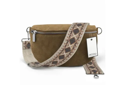 ARTVALL Umhängetasche Wildleder Handtasche Damen