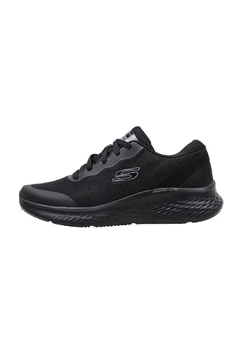 Skechers Herren Sneakers Black 44 EU - Herren-Sneaker mit atmungsaktivem Mesh-Obermaterial, stoßdämpfender Skech-Lite Zwischensohle und flexibler Traktions-Laufsohle für optimalen Komfort und Unterstützung.