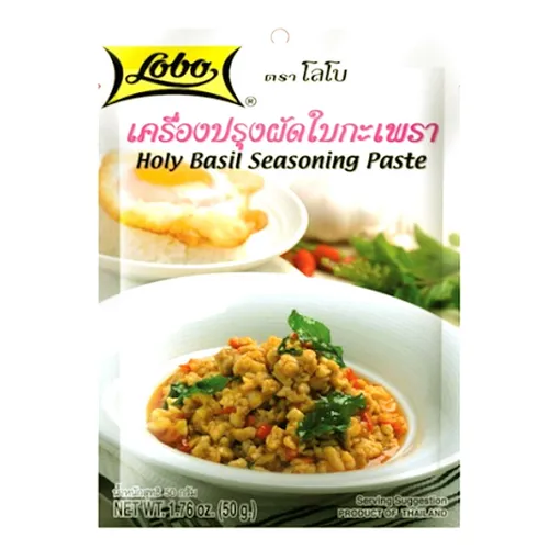 Lobo Scharfe Basilikumpaste 50g - Authentische Thai Würzpaste aus heiligem Basilikum, ideal für würzige Gerichte und ein unverwechselbares Geschmackserlebnis.