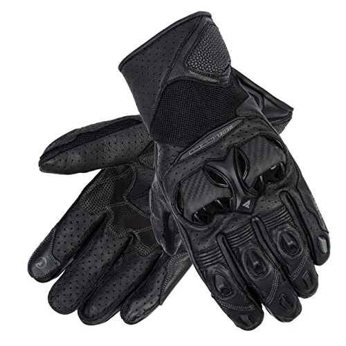 Rebelhorn Flux II Motorradhandschuhe, schwarz, Größe 2XL
