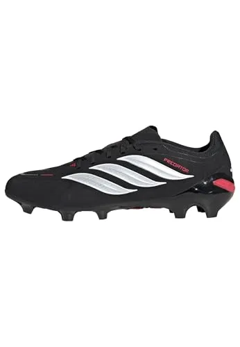 adidas Unisex Predator League Fußballschuhe, Core Black/FTWR White/Lucid Red, 36 2/3 EU - Hochwertige Fußballschuhe mit Synthetik-Obermaterial und strapazierfähiger Außensohle für optimalen Halt auf dem Platz.