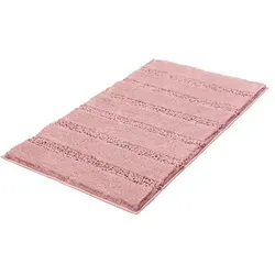 Kleine Wolke Badematte Monrovia - Badteppich, rutschhemmend und fußbodenheizungsgeeignet, aus hochwertiger Mikrofaser in elegantem oldrose, waschbar und perfekt für Ihr Badezimmer.