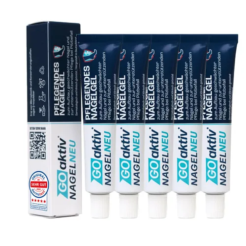 GOaktiv® NAGELNEU | Pflegendes Nagelgel zur Unterstützung bei Nagelpilz - Nagelwachstumsformel für Maniküre & Pediküre, mit nachgewiesener Wirkung zur intensiven Nagelpflege und schneller Behandlung von Nagelpilz – dermatologisch getestet und entwickelt in Deutschland.