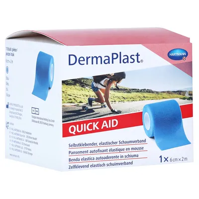 PAUL HARTMANN AG DERMAPLAST Quick Aid Schaumverb.6 cmx2 m blau 1 St 15389908