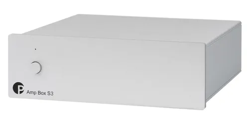 Pro-Ject Amp Box S3 – Mikro-audiophiler Stereo-Endverstärker - Hifi-Verstärker mit 2 x 50 W, neu designtes PCB für mehr Leistung. Ideal zur Erweiterung Ihres Heimkinos oder Multiroom-Systems.