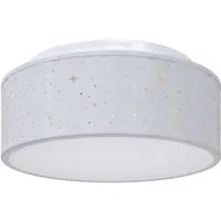 vidaXL Deckenleuchte Grau 30 x 13.5 cm - Elegante Deckenlampe aus Stoff in Grau, ideal für stimmungsvolle Beleuchtung in jedem Raum. Maße: 30 x 13.5 cm, perfekt für moderne Wohnkonzepte.