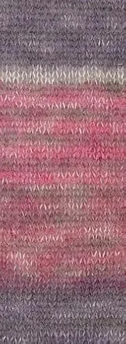 LANA GROSSA Silkhair Print | Feines Lace-Garn aus Superkid Mohair mit Seide | Handstrickgarn aus 70% Mohair (Superkid) & 30% Seide | 25g Wolle zum Stricken & Häkeln | 210m Garn FB 435