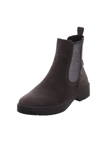 Legero Stiefelette Veloursleder/Textil grau 41 EU - Wanderschuhe in Größe 41, aus hochwertigem Veloursleder/Textil, mit bequemem Reißverschluss und 3,5 cm Absatzhöhe für stilvollen Komfort auf jedem Terrain.