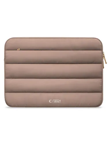 Tech-Protect Tech-Protett Fluffy Laptoptasche 15-16 - Braun (58819402) - Stylische Laptoptasche für 15-16 Zoll Geräte, mit weichem Innenfutter und robustem Außenmaterial, ideal für den täglichen Schutz und Transport.