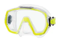 Tusa M1003 Freedom Elite Tauchmaske - Klar - Gelb - Taucherbrillen von TUSA, mit innovativem Design für optimalen Komfort und Sicht unter Wasser, ideal für Schnorcheln und Tauchen.