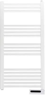 Eurom Badezimmerheizung Sani-Towel 750 - Infrarot 750W - Heizkörper für Badezimmer mit effizienter Infrarottechnologie, 0-9 Std. Timer und Wandmontage für platzsparende Nutzung.