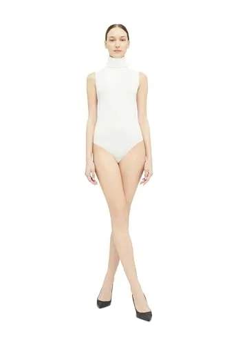 Wolford Viscose String Body L - Eleganter Rollkragen - Kategorie: Bodys, Enge Passform aus extra weichem Viskosematerial für höchsten Komfort und stilvolles Design.