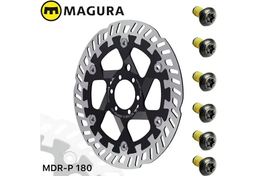 Magura Scheibenbremse Magura Fahrrad MTB E-Bike Floating Bremsscheibe MDR-P 6-Loch 180mm