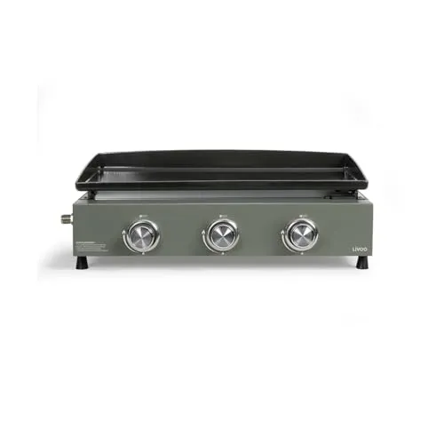 Livoo Plancha-gaz 3-Brenner 7.50 kW - Pfanne für perfekte Grillabende, leistungsstarker 3-Brenner mit 7.50 kW für gleichmäßige Hitzeverteilung und köstliche Ergebnisse.