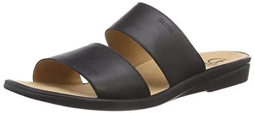 Ganter Damen sonnica-e Pantoletten, Schwarz, 40.5 EU Schmal - Pantoletten für Damen, mit ergonomischer Passform und optimalem Tragekomfort für den ganzen Tag.