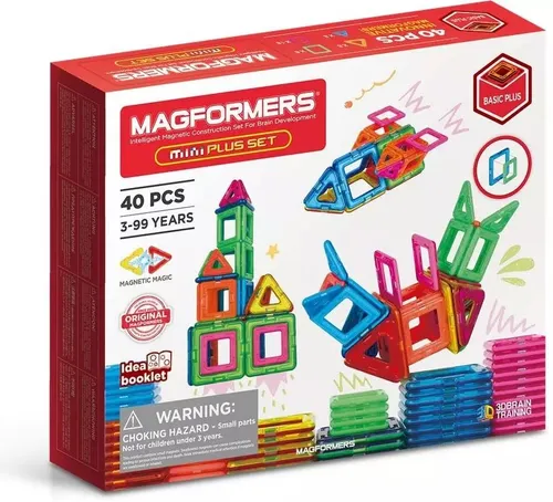 Klocki Mini Plus Set 40el Magformers 730658715024