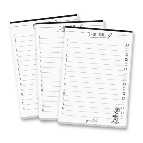 Kalender, Organizer & Zeitplaner Schwarz von easydruck24