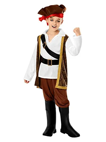 Bristol Novelty 3013473-4 Kostüm Pirat, für Kinder, unisex, mehrfarbig, 3–4 Jahre