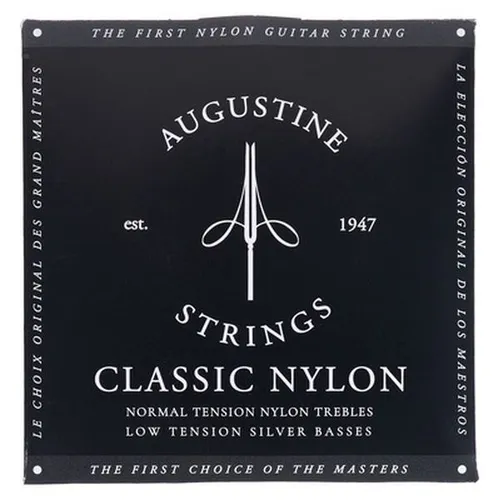 Saiten Konzertgitarre Augustine Black S.P. – Hochwertige Gitarrensaiten für Akustikgitarren