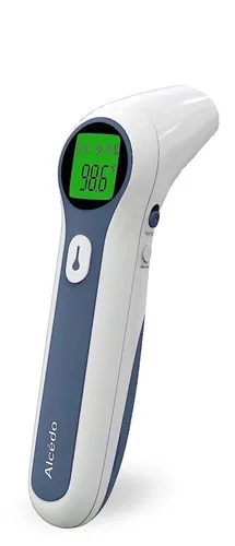 Alcedo Stirnthermometer Ohrthermometer Infrarot-Thermometer berührungslos Weiß