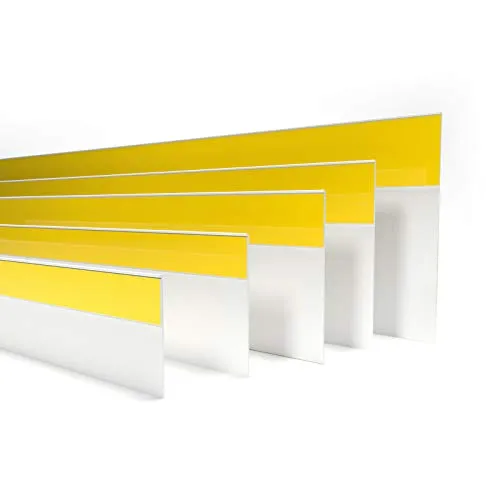 DQ-PP FENSTERLEISTE – 150m Länge – 40mm Breite – 1,5mm Stärke – Weiss – Fensterleisten Flachleisten Kunststoffleisten Profileleisten Abschlussleisten