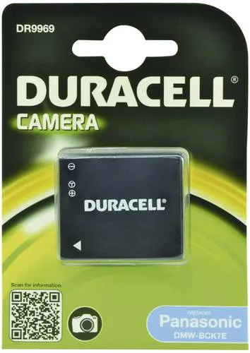 DURACELL DR9969 Li-Ion Batterie - Leistungsstarke 700 mAh Batterie für verschiedene Panasonic Lumix Modelle, ideal für langlebige Energieversorgung Ihrer Kamera.