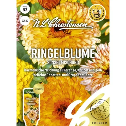 Ringelblume Sunset Mischung Samen, Saatgut