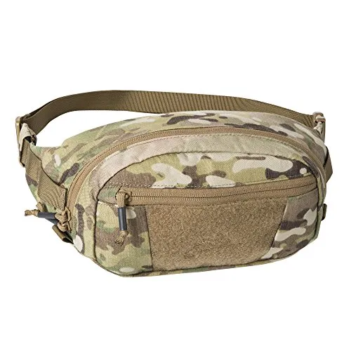 Helikon-Tex Bandicoot Waist Pack - Taktische Gürteltasche aus Cordura® (34-Multicam) - Gürteltasche mit 2 Litern Kapazität, MOLLE-kompatibel und vielseitig konfigurierbar für Rechts- und Linkshänder. Robustes 500D Cordura Nylon für hohe Strapazierfähigkeit.
