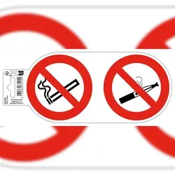 EXACOMPTA Warnschild Rauch- Dampfverbot von Exacompta