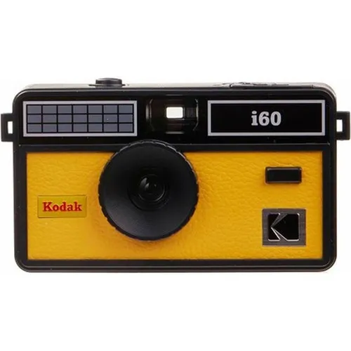 Kodak i60 Wiederverwendbare 35-mm-Filmkamera – Retro-Stil mit Blitz - Analoge Kompaktkamera, benutzerfreundlich und ideal für Fotografie-Anfänger, perfekt für spontane Aufnahmen unterwegs.