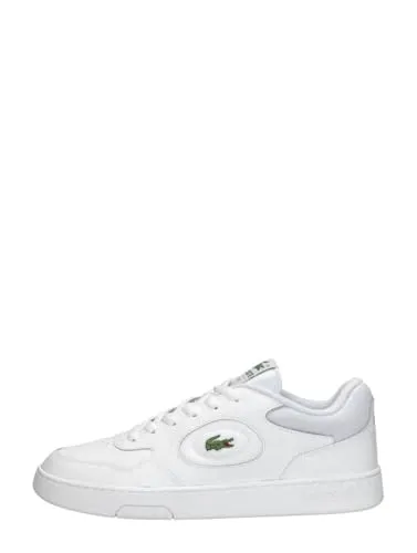 Lacoste Herren Low-Top Sneaker T-Clip 0120 2 SMA, Männer Halbschuhe,schnürschuhe,schnürer,Business,Freizeit,WHT/WHT (21G),46 EU / 11 UK