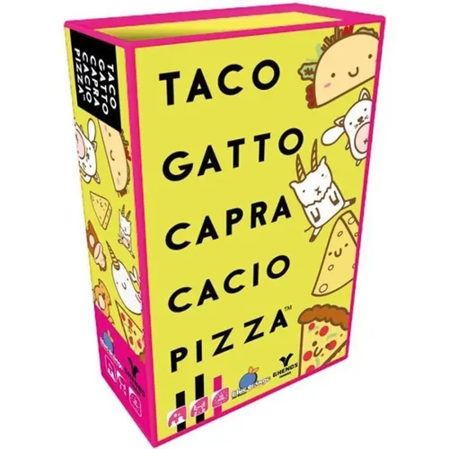 Taco Katze Ziege Käse Pizza Spiel aus Tabelle Italiano