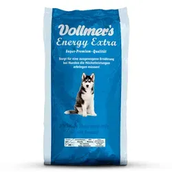 Vollmers Energy Extra 15 kg - Hochenergetisches Hundefutter für Arbeitshunde, unterstützt Ausdauer und Leistungsvermögen mit natürlichen Zutaten