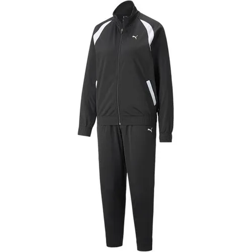 PUMA Damen Klassischer Trikotanzug Op Trainingsanzug, Schwarz, S