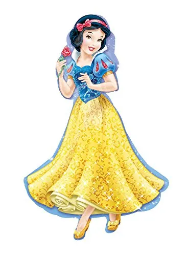 Princess Snow White - SuperShape in weiß von Amscan