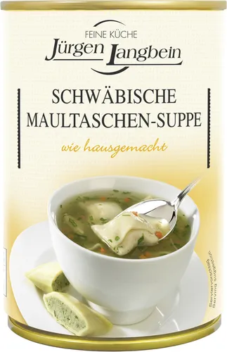Schwäbische Maultaschen Suppe