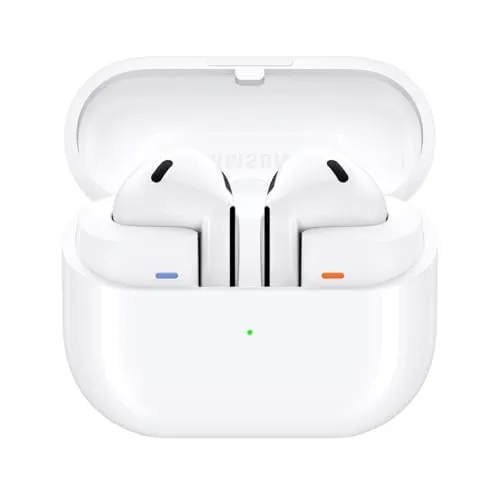 Samsung Galaxy Buds3 Bluetooth-Kopfhörer R530 Weiß - Kopfhörer mit aktivem Noise Cancelling und 11-mm-Lautsprechern für Hi-Fi-Sound. Genießen Sie kabellose Freiheit und intuitive Touch-Steuerung für Musik und Anrufe.