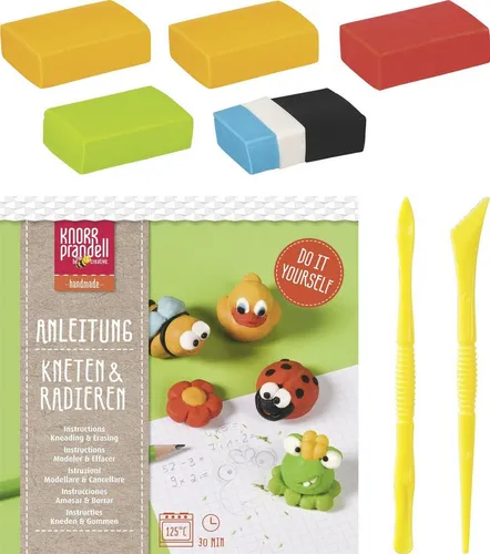 Knorr Prandell Radiergummi KNORR PRANDELL 212159104 Bastel-Set Summertime Kneten & Radieren