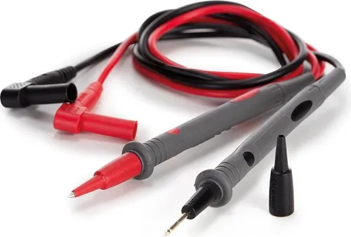 Velleman Spannungsprüfer Messleitungsset - CAT III 1000 V / CAT IV 600 V - Spannungsprüfer für sicheres Messen bis 1000 V, ideal für Elektriker und Hobbyisten, Länge 100 cm für flexible Anwendungen.