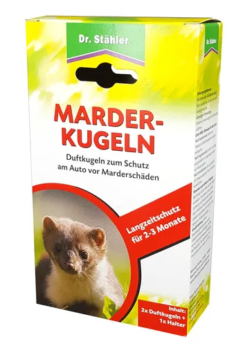 Dr Stähler Marder-Kugeln Duftkugeln zum Schutz am Auto vor Marderschaden