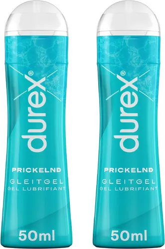 durex Gleitgel Play Prickelnd, Doppelpack, 2-tlg., prickelnden, kühlenden & wärmenden Effekten