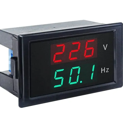 KETOTEK Digitaler Frequenzmesser & Voltmeter 2-in-1