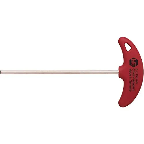 HAFU 220-252-02 Sechskant Stiftschlüssel mit T-Griff 2,5 mm, Länge 200 mm