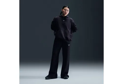 Nike Phoenix Fleece Damen Hoodie M (Schwarz) - Stylischer Sweatshirt-Hoodie aus hochwertigem Fleece für maximalen Komfort und Wärme, ideal für entspannte Tage und lässige Outfits.