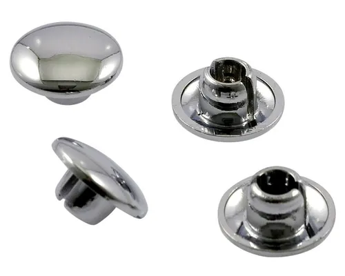 4x Schraubabdeckung Chrom für M6 Sechskant Schrauben Roller, Motorrad, Universal