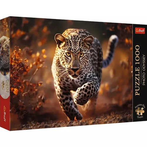 Trefl GmbH Puzzle Wilder Leopard - Klassisches Puzzlespiel, ideal für Kinder ab 3 Jahren, fördert die Konzentration und Kreativität