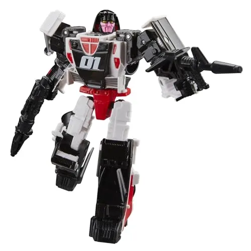 Transformers Age of The Primes Deluxe-Klasse Decepticon Crasher Action-Figur - Actionfigur der Decepticon Crasher, 14 cm groß, wandelbar in 18 Schritten, inklusive Blastern und Rakete – perfekt für jeden Transformers Fan!