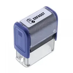 Lagertext Stempel Erfasst (Dormy Imprint 11) Textstempel von Trodat