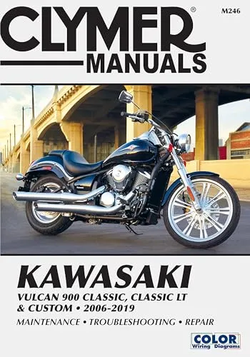 Clymer Kawasaki Vulcan 900 Classic, Classic LT & Custom (06-19): Maintenance
