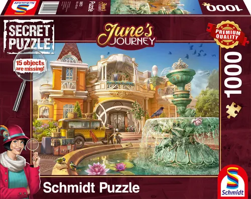SCHMIDT Geheimpuzzle June's Journey: Orchid Manor 1000 Teile